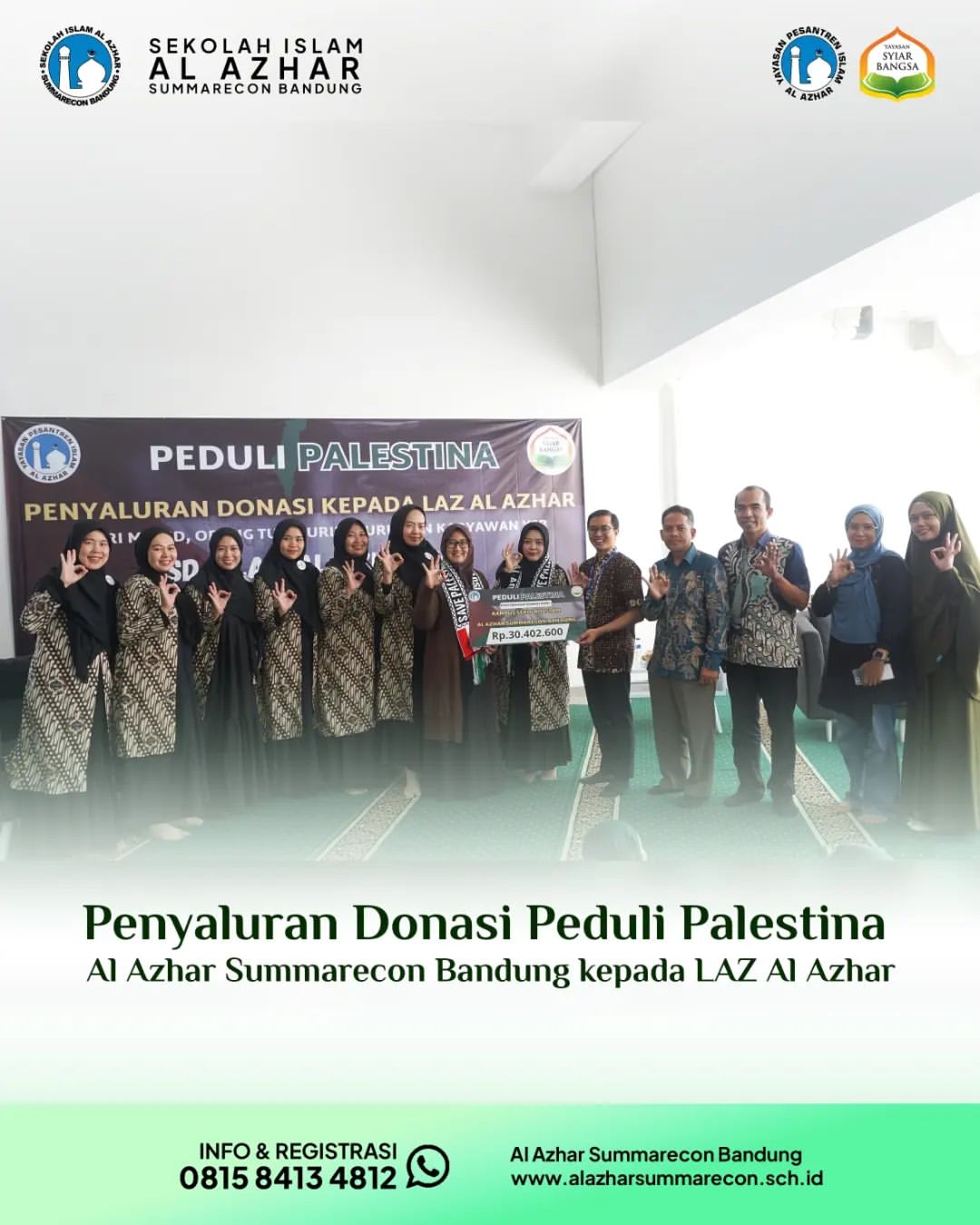 Penyaluran Donasi Peduli Palestina